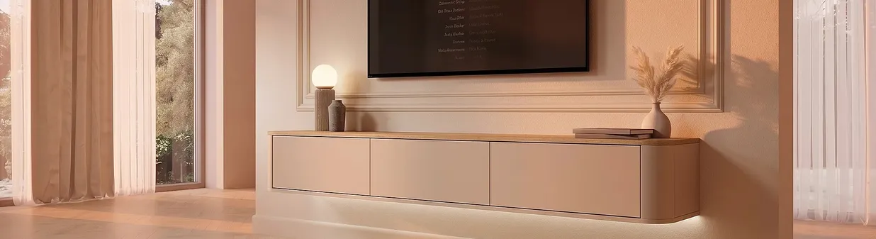Zwevend of staand tv-meubel: welke impact op de inrichting van de woonkamer?