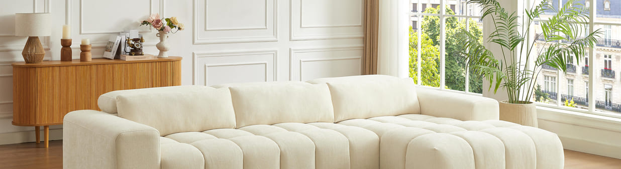 Bien positionner son canapé selon la configuration de son salon