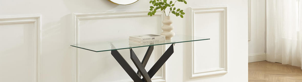 10 idées pour accessoiriser et décorer une console d'entrée